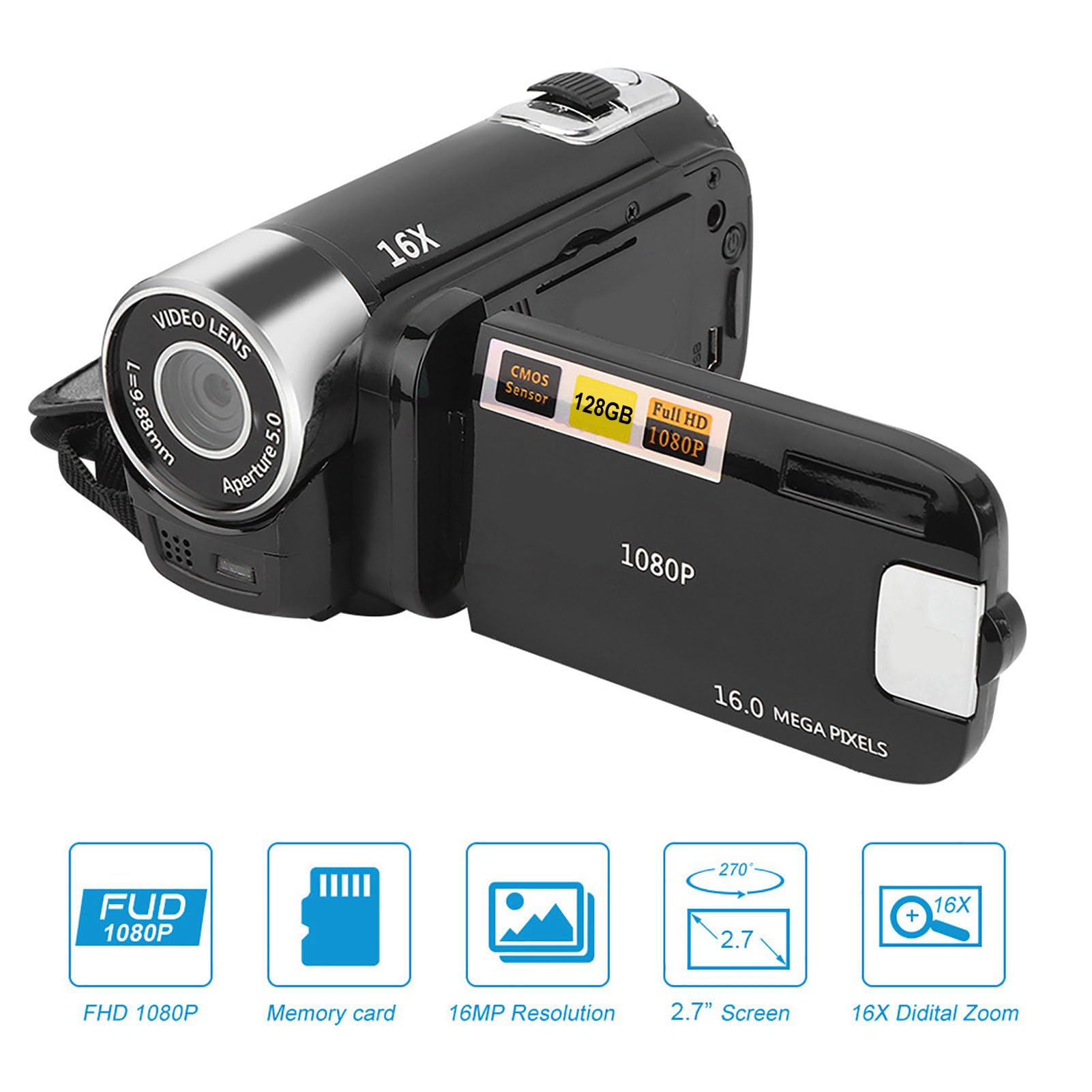 Amazon.com : DH-90 16X Digital Zoom Camera with 2.7 Inch Colorful